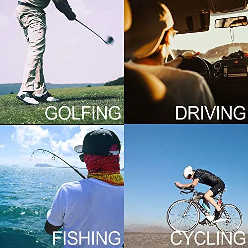 2 Pairs UV Sun Protection Cooling Arm Sleeves for Cycling, Running, Golf, Driving Sleeves for Men & Women (Black   White)