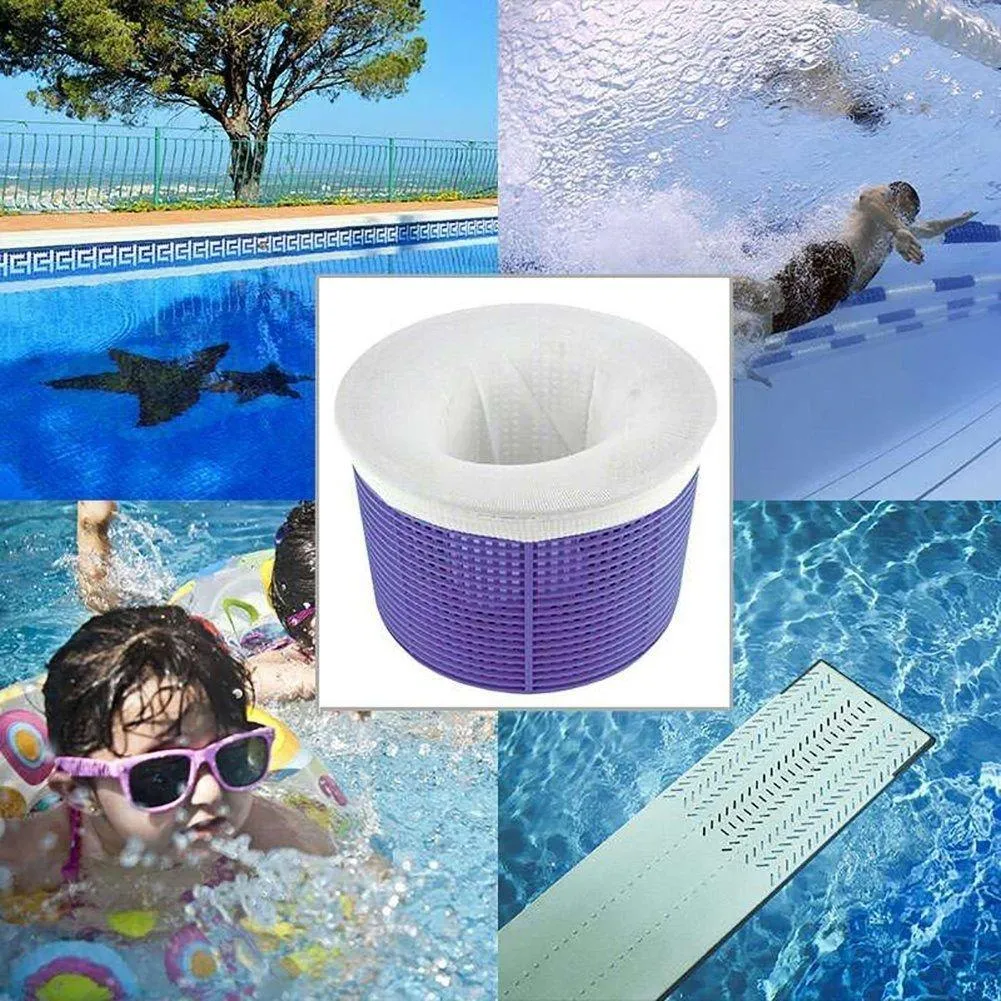 30-Pack of Pool Skimmer Socks - Filters Baskets, Skimmers Cleans Debris and Leaves for In-Ground and Above Ground Pools