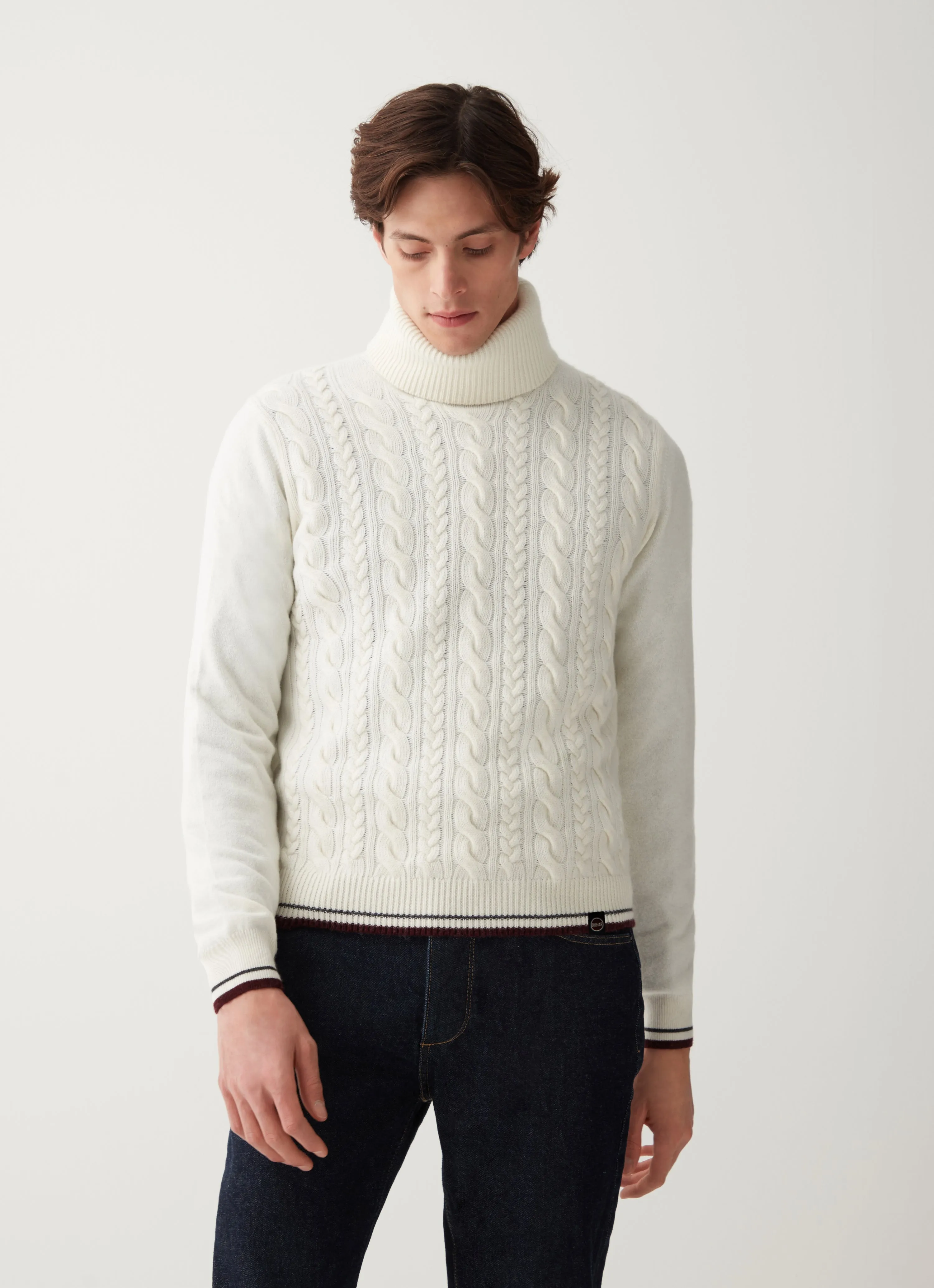 4488 Mens Sweater - White