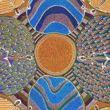 Aboriginal Art Unisex Bamboo Polo Be The Voice