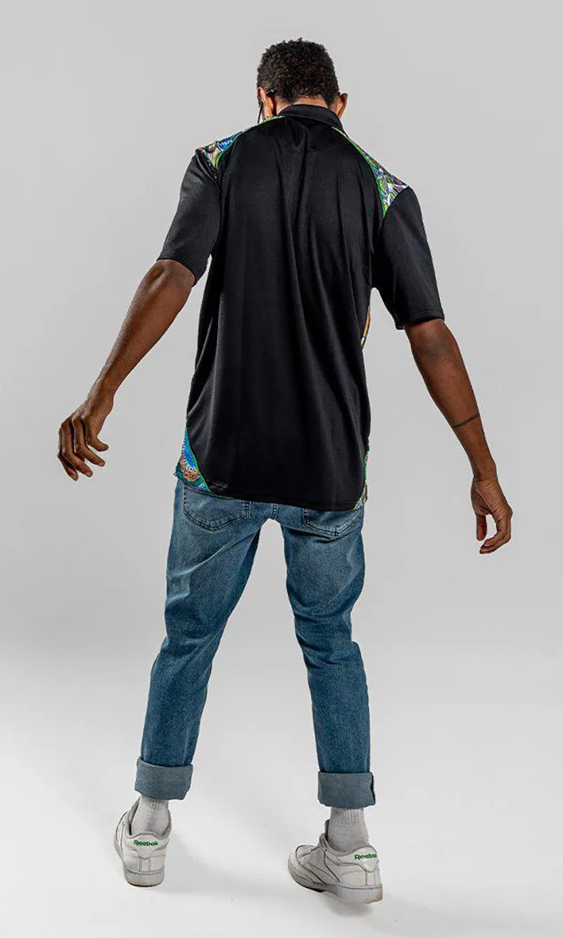 Aboriginal Art Unisex Bamboo Polo Be The Voice