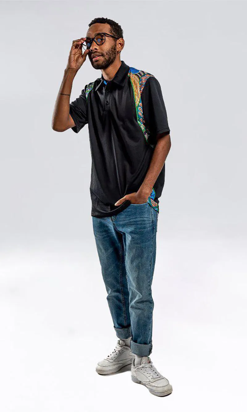 Aboriginal Art Unisex Bamboo Polo Be The Voice