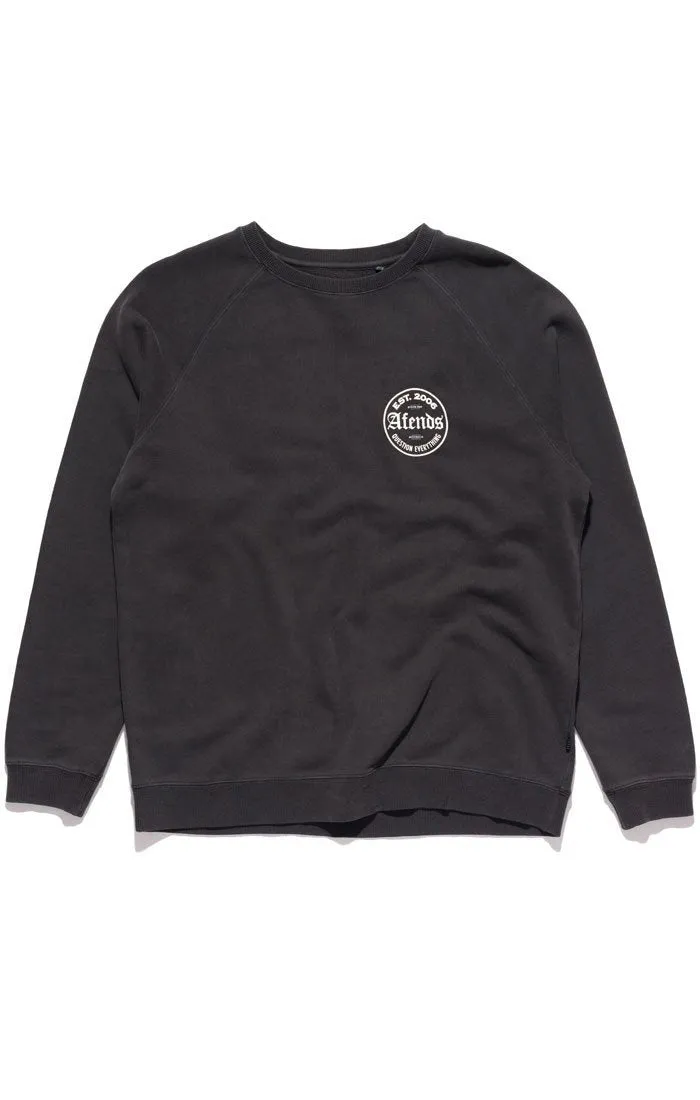 Afends Mens Throw - Raglan Crew Neck Sweat