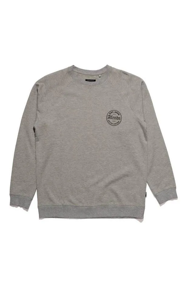 Afends Mens Throw - Raglan Crew Neck Sweat