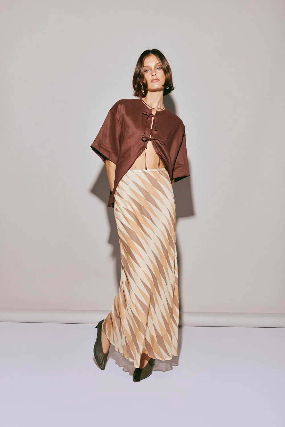 Aire Maxi Skirt Una