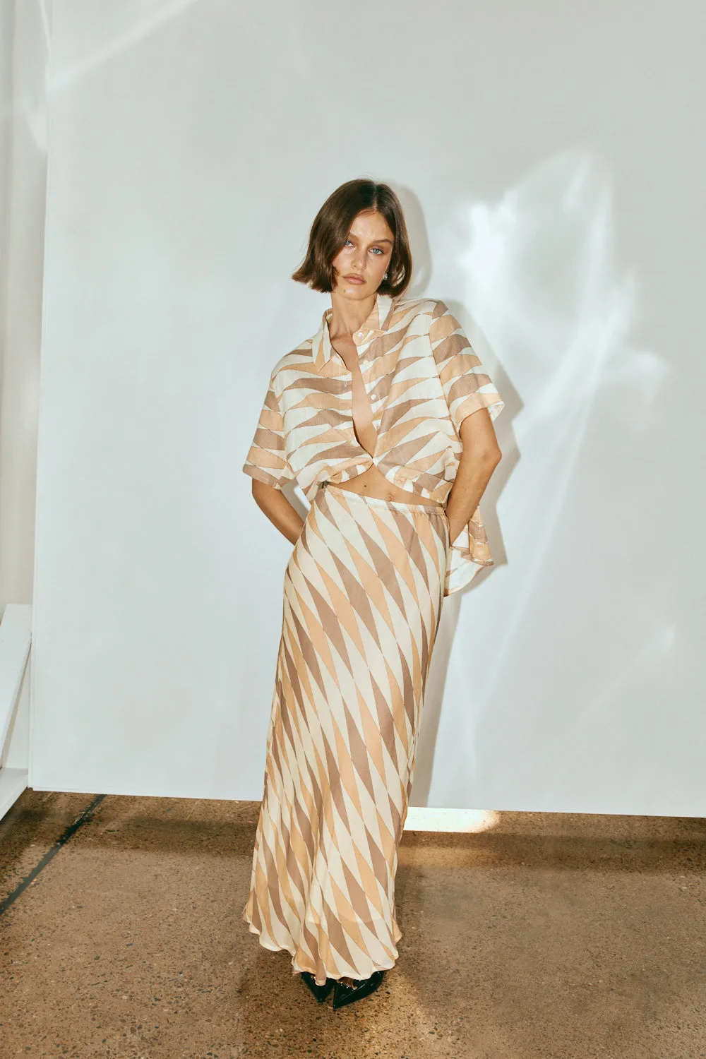 Aire Maxi Skirt Una