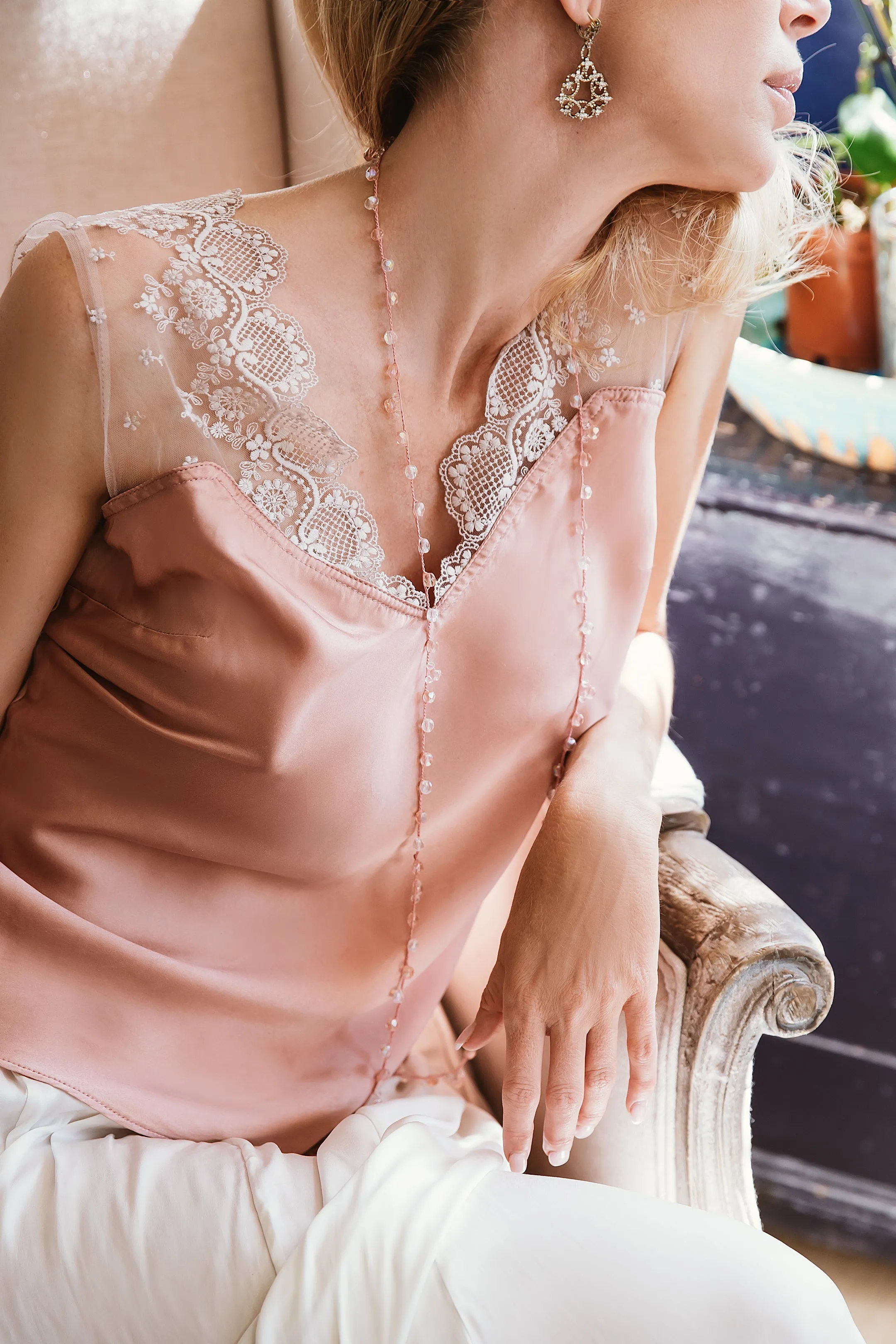 Alliaria silk top
