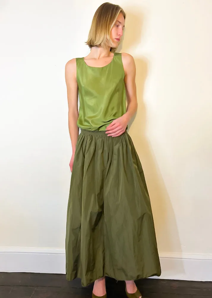 Ankle Length Skirt - Khaki