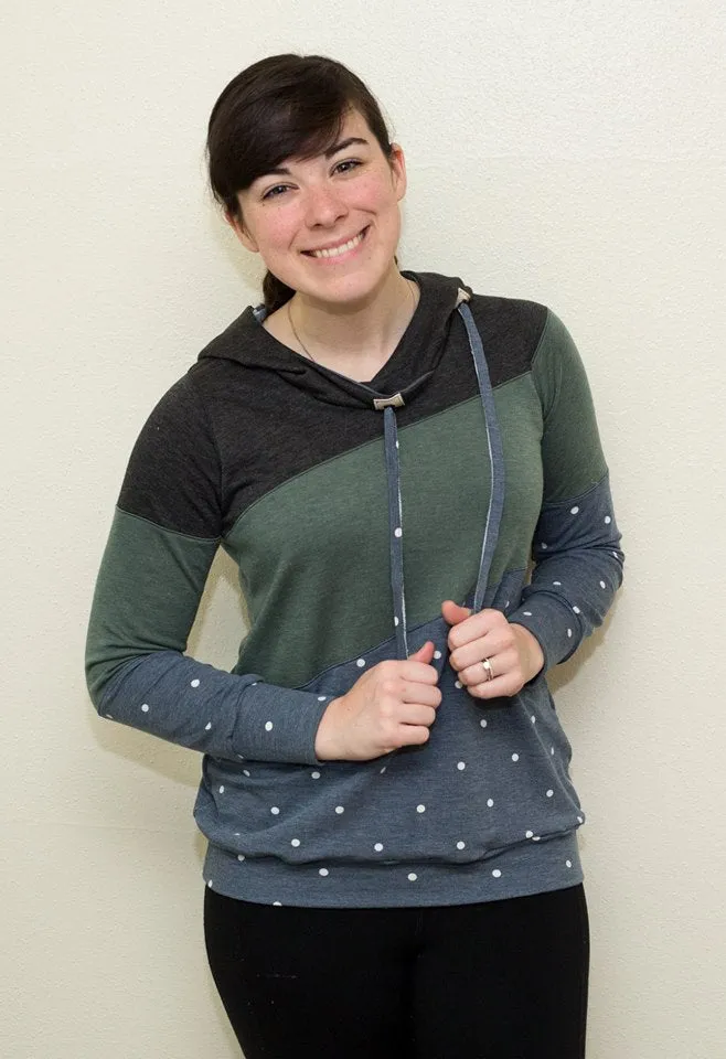Around the Block Hoodie Pattern (adult)