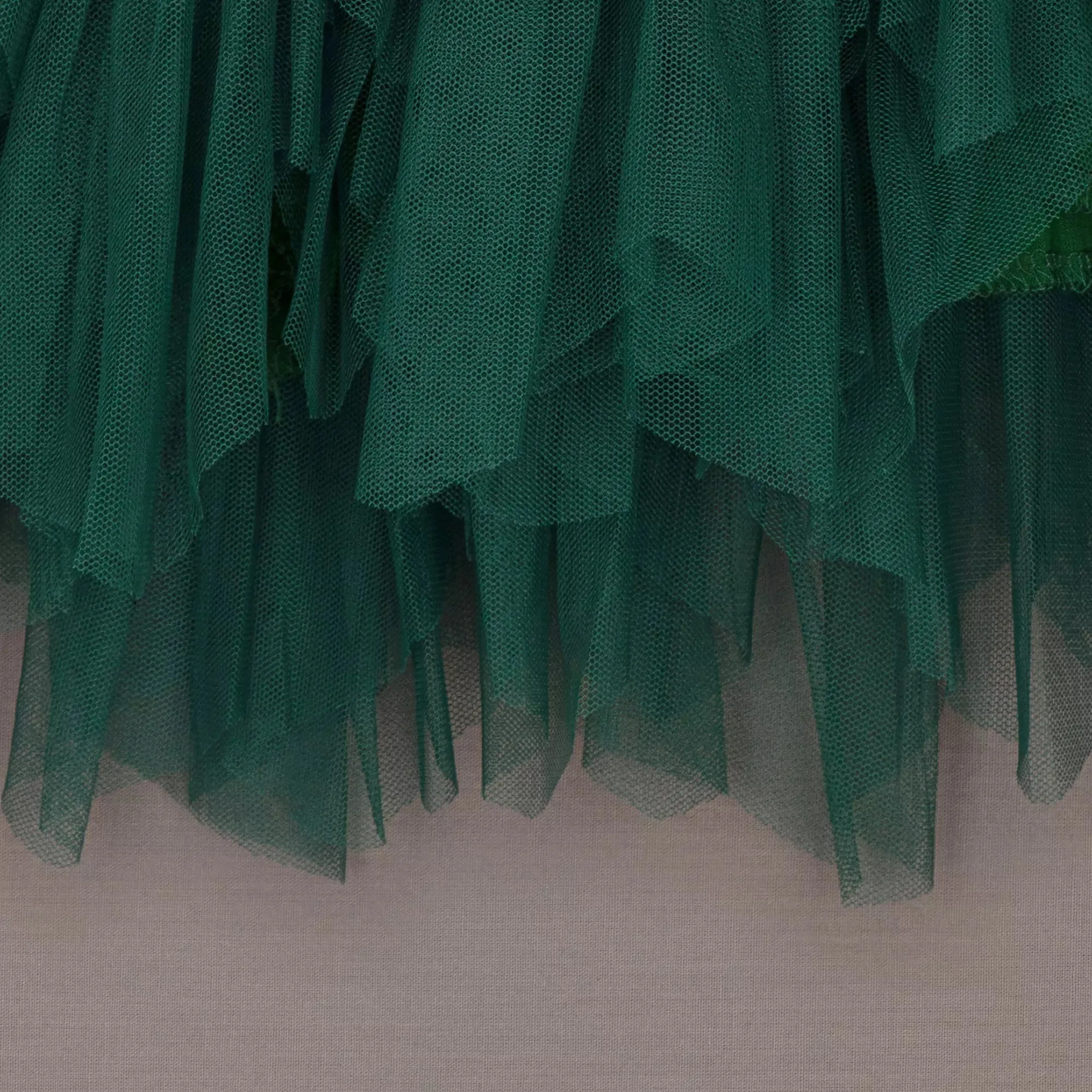 Baby Boho Dreams Dress - Hunter Green Appliqué