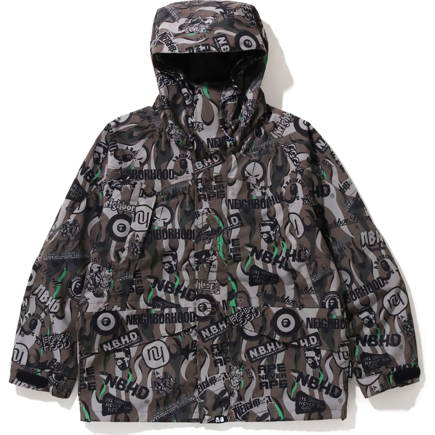 BAPE X NEIGHBOURHOOD SNOWBOARD JACKET MENS