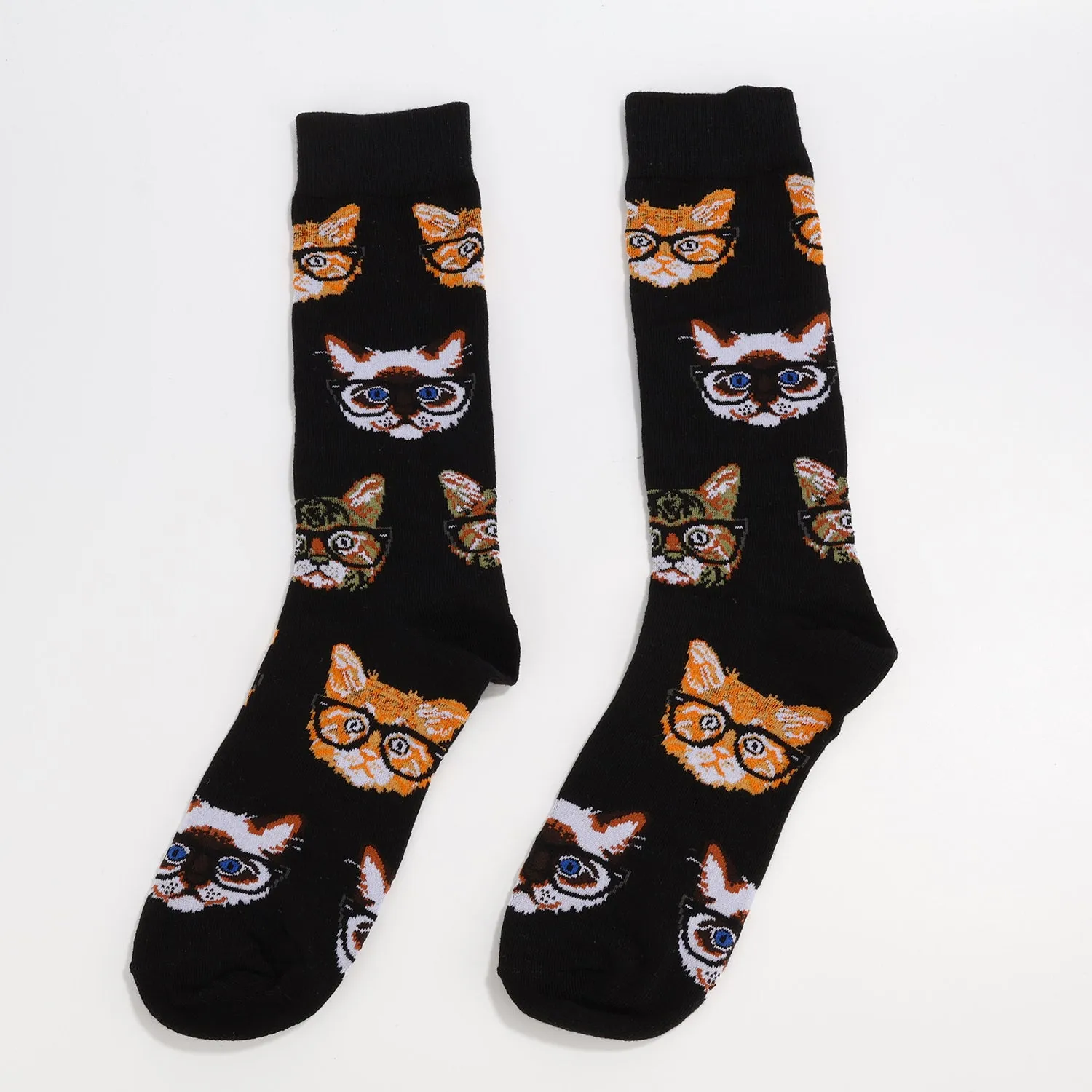 Black Cobra Cat Socks