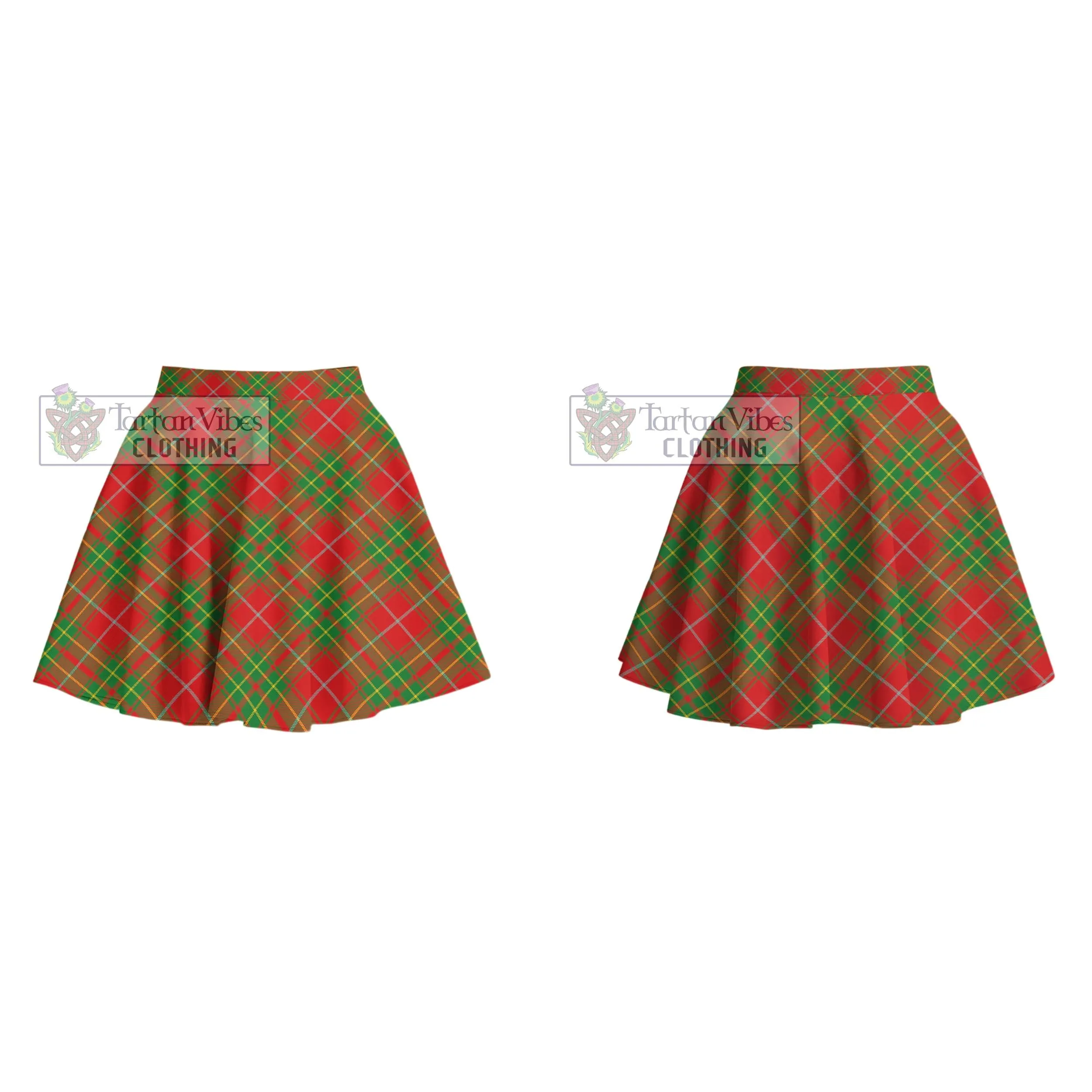 Burnett Tartan Women's Plated Mini Skirt