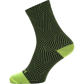 C3 Mid Bike Socks - Yellow/Black