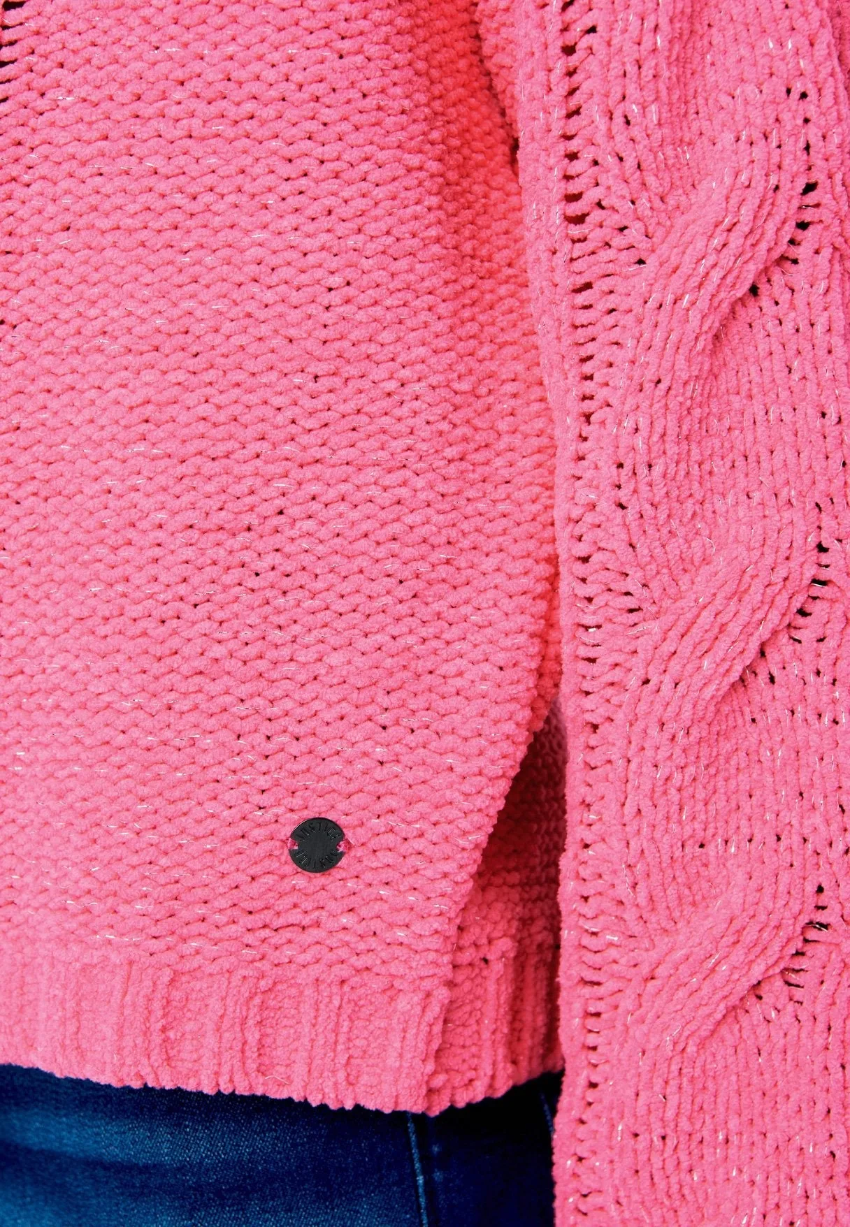 Cable-Knit Crewneck Sweater