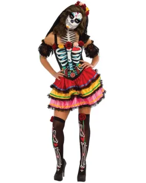 Colourful Day of the Dead Senorita Dress