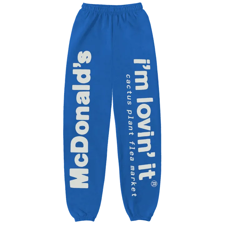 CPFM x McDonald's Drive Thru Blue Sweatpants