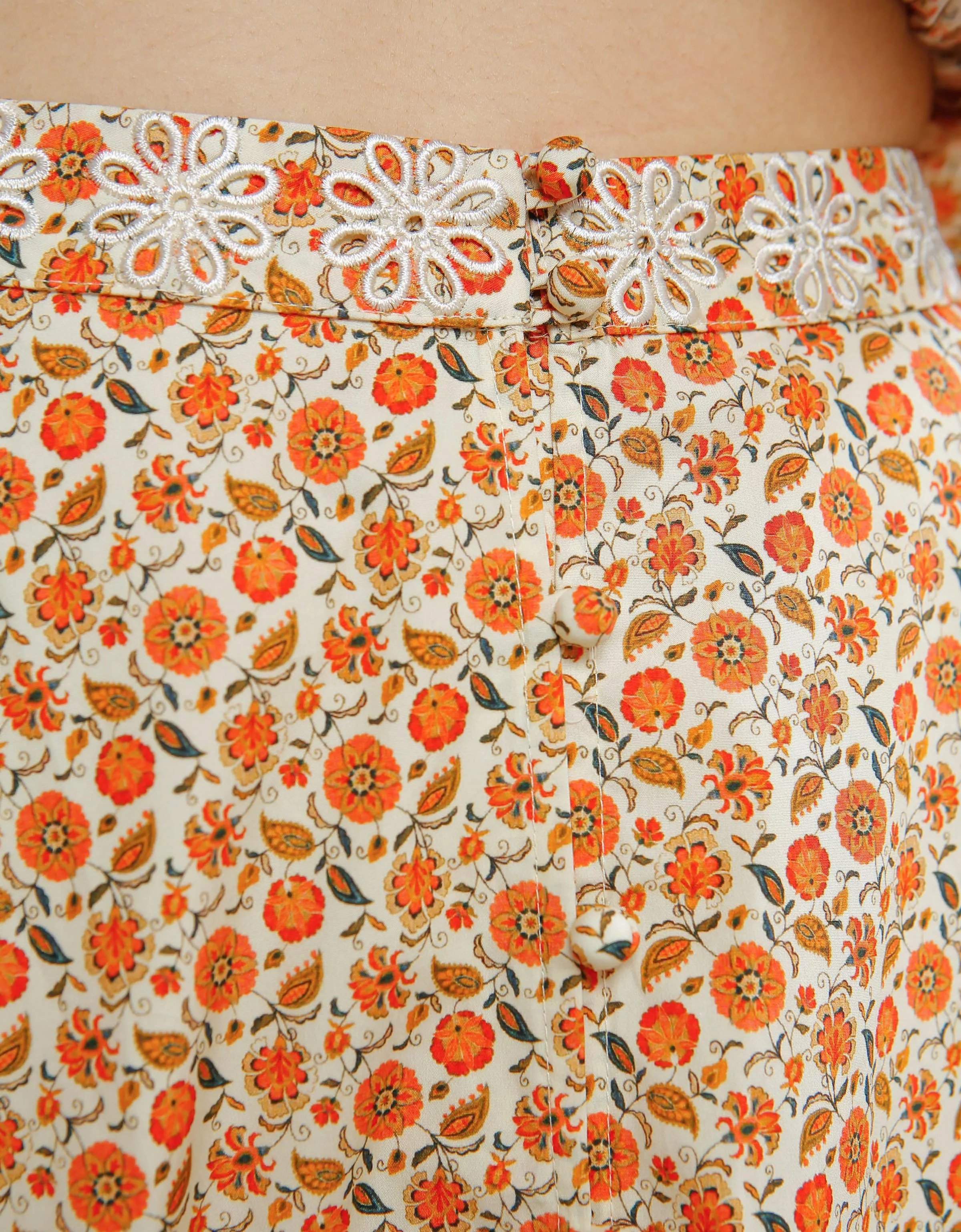 DESERT FLOWER SKIRT - FINAL SALE