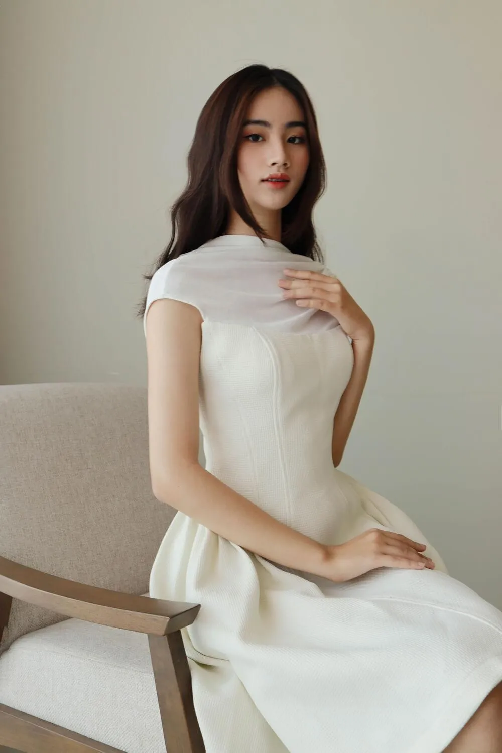 Elia Sabrina Neck Dress