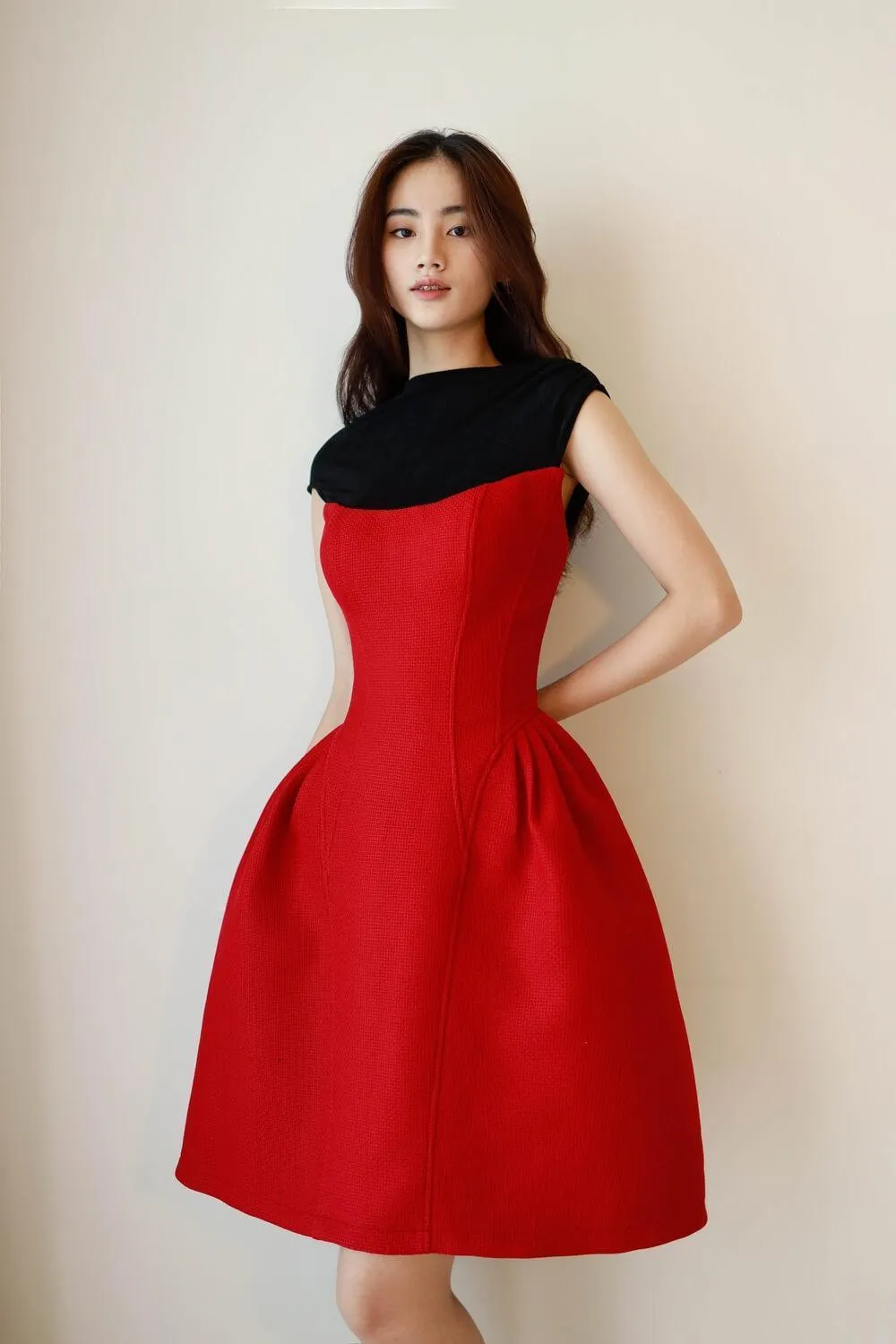 Elia Sabrina Neck Dress