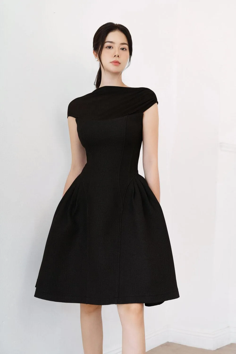 Elia Sabrina Neck Dress
