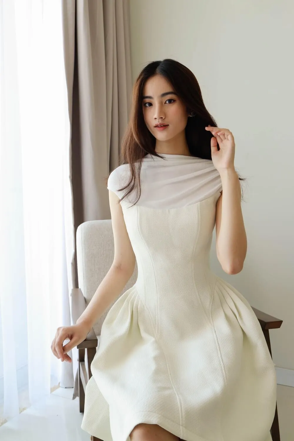 Elia Sabrina Neck Dress