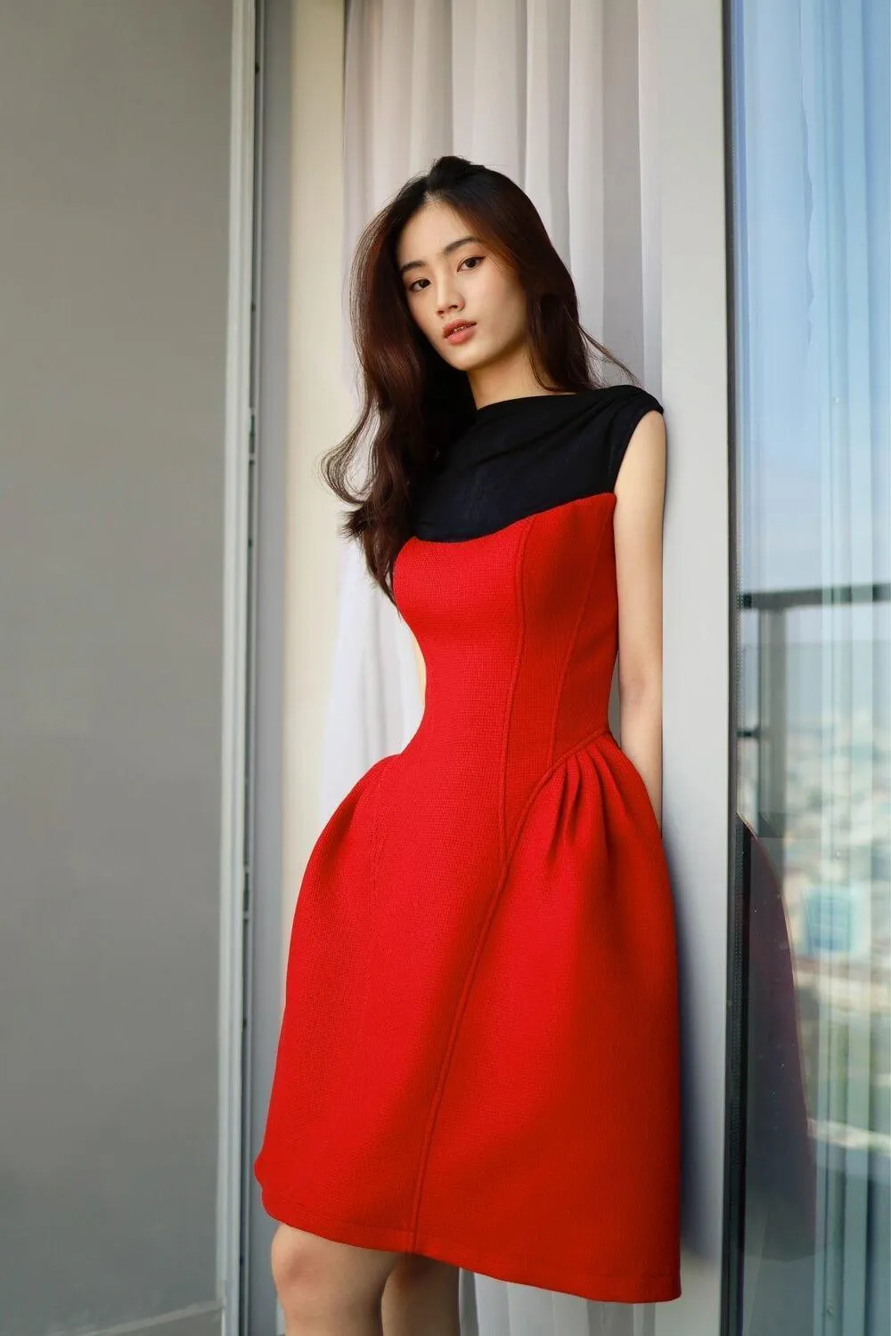 Elia Sabrina Neck Dress