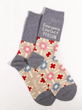 Emergency Contact Socks