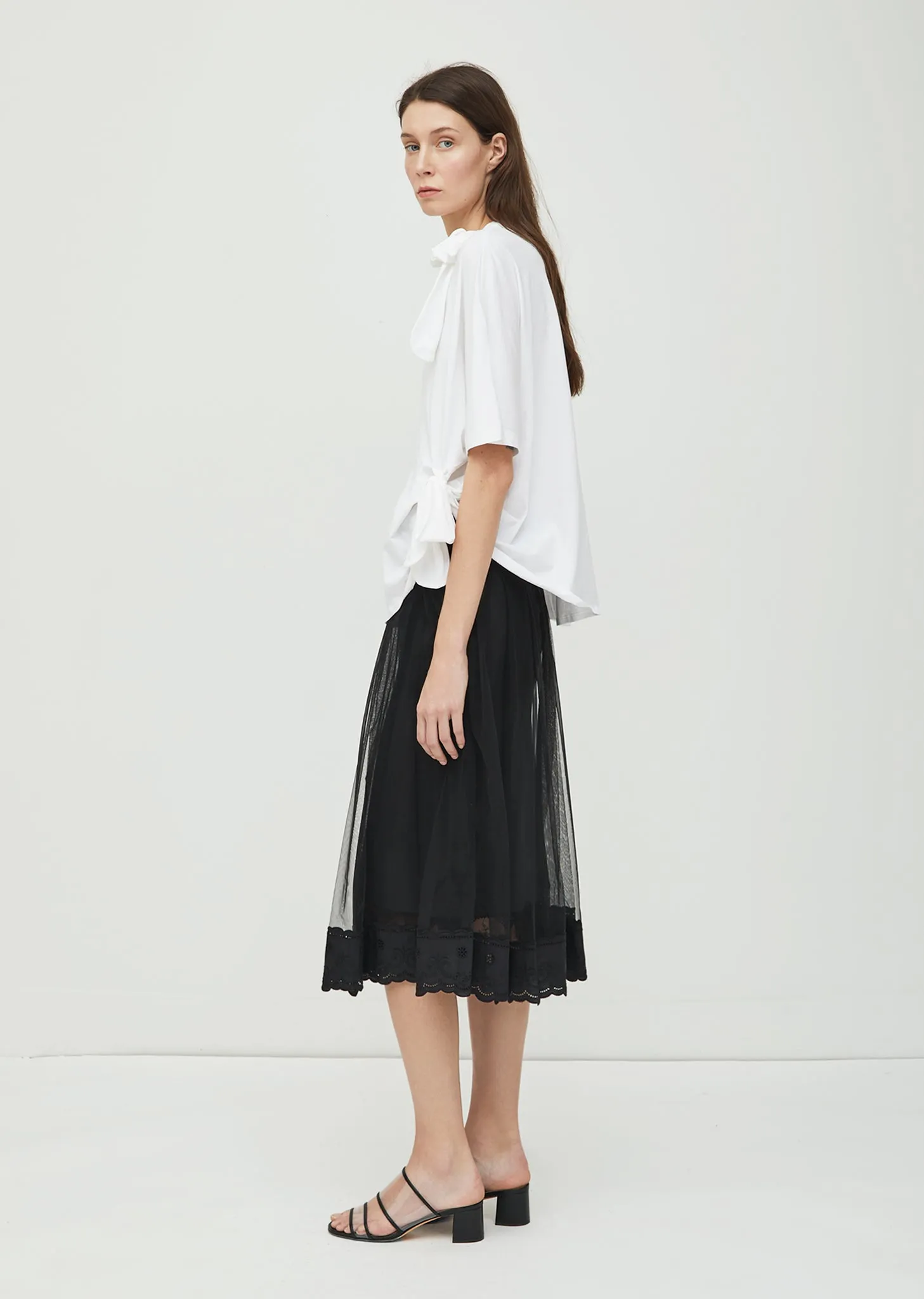 Four Bow Oversized Tee