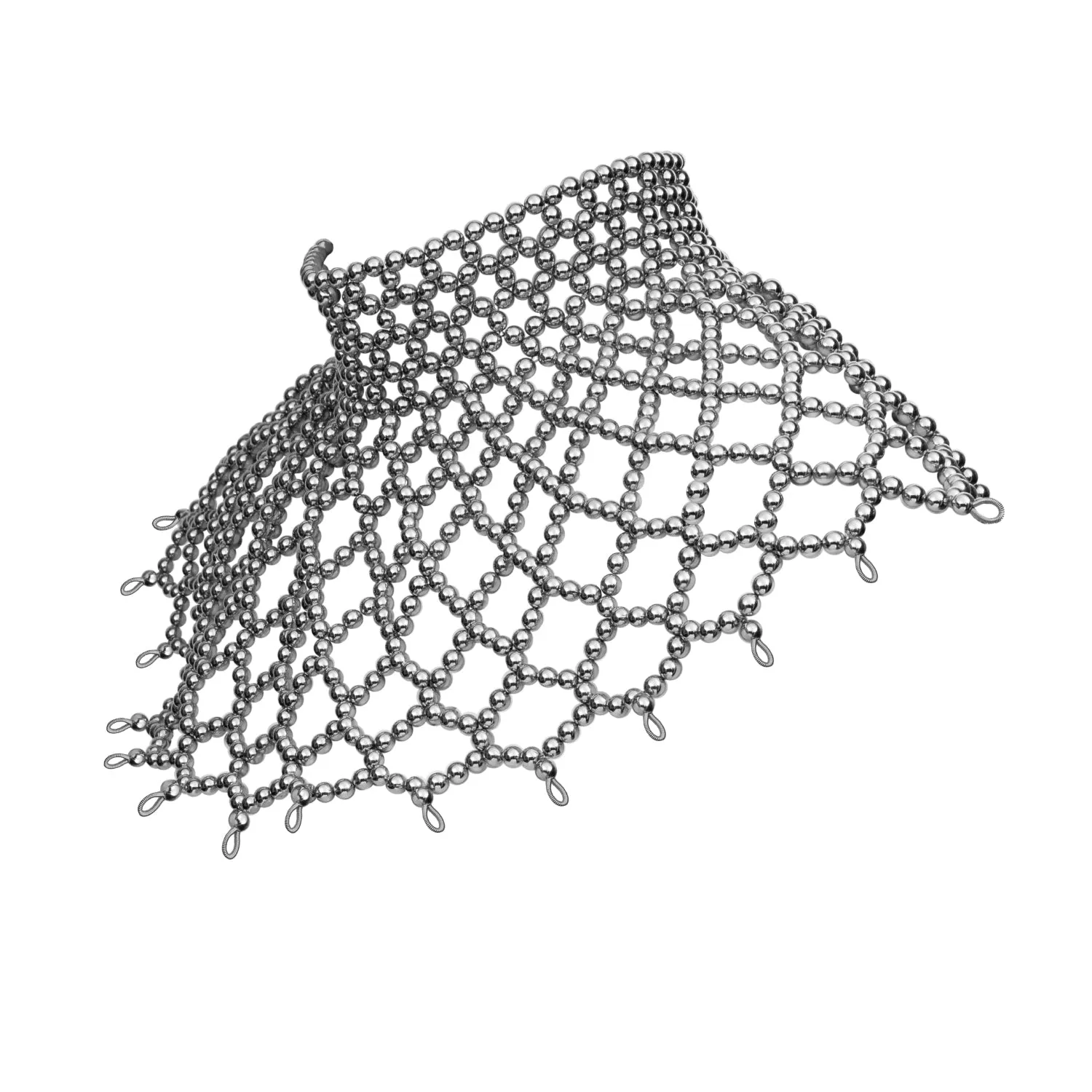 Freja Cape in Silver
