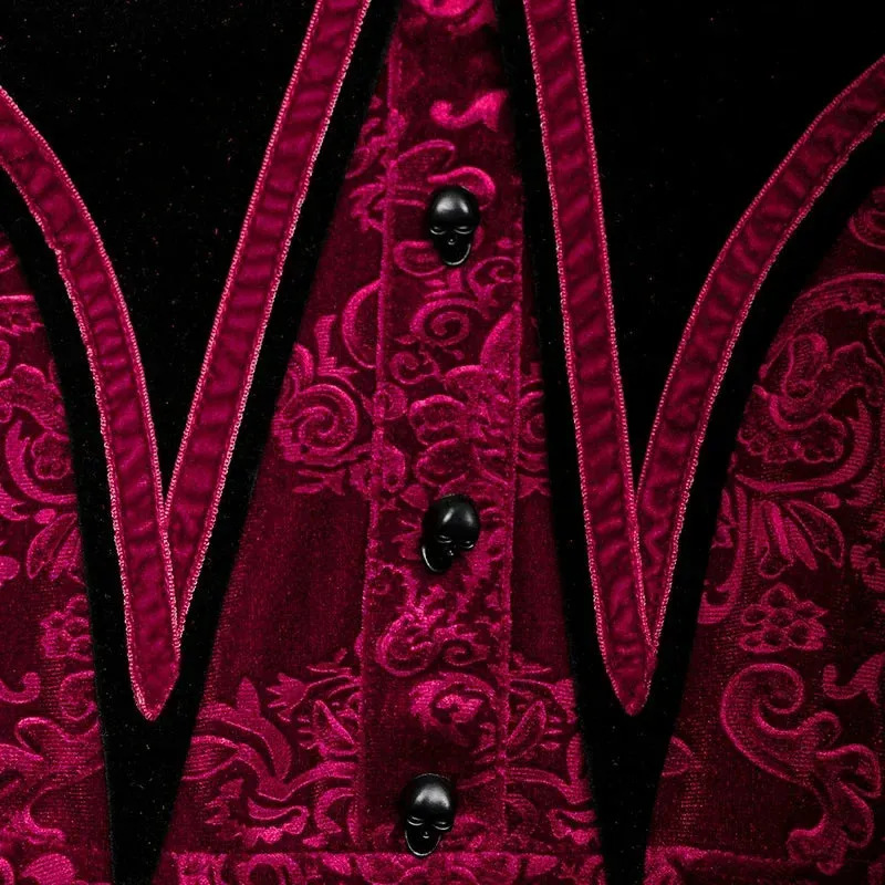 Gothic Bat Shaped Velvet Mysterious Mini Dress