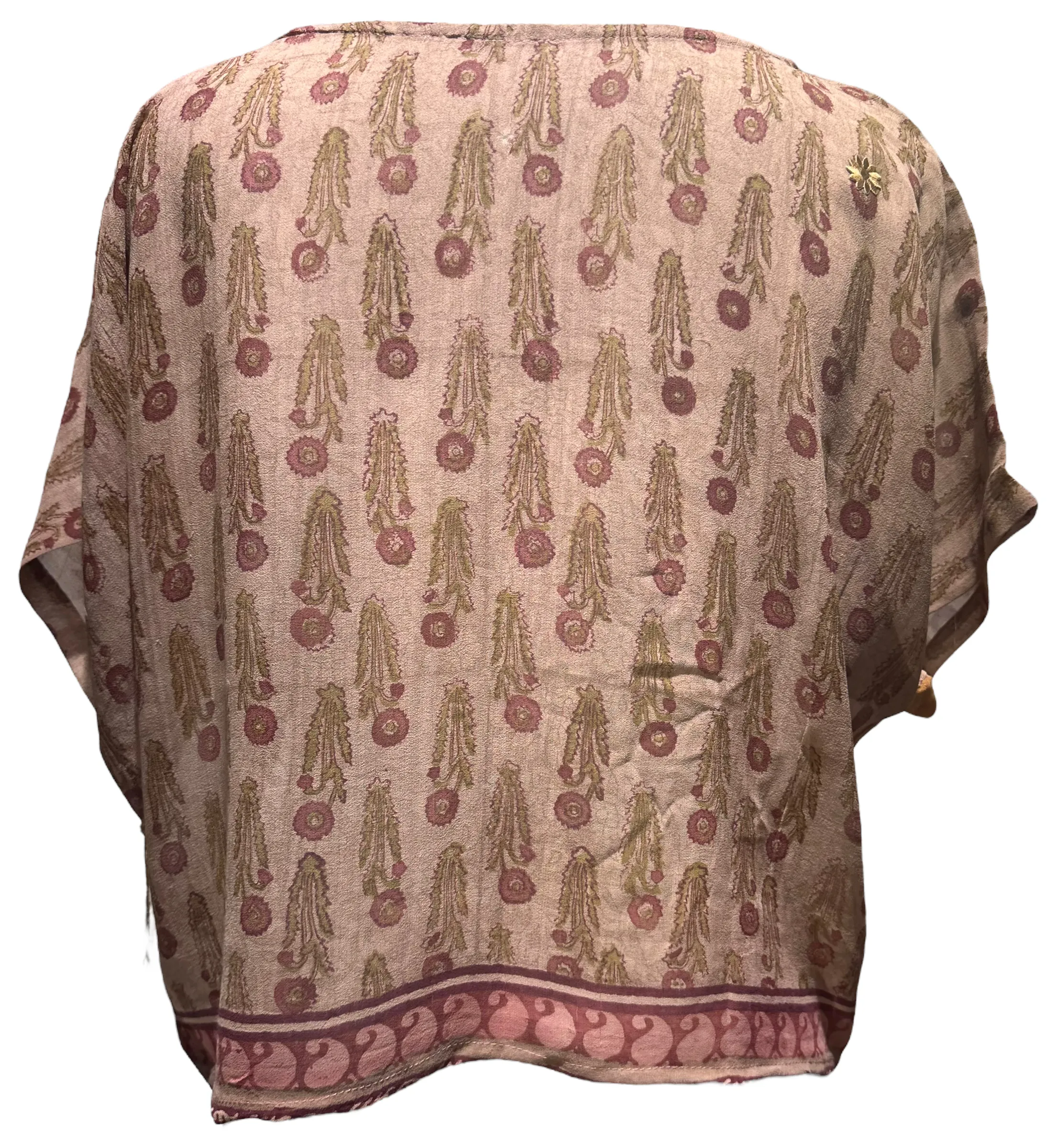 Hilda Grossman Morris B Sheer Avatar Pure Silk Boxy Top
