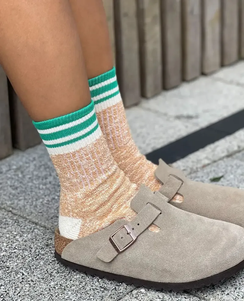 Ivy Ellis Highland Coast Gairlock Yellow Socks