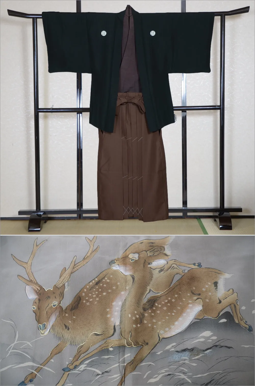 Jacket, kimono, hakama set / JKH #1-304