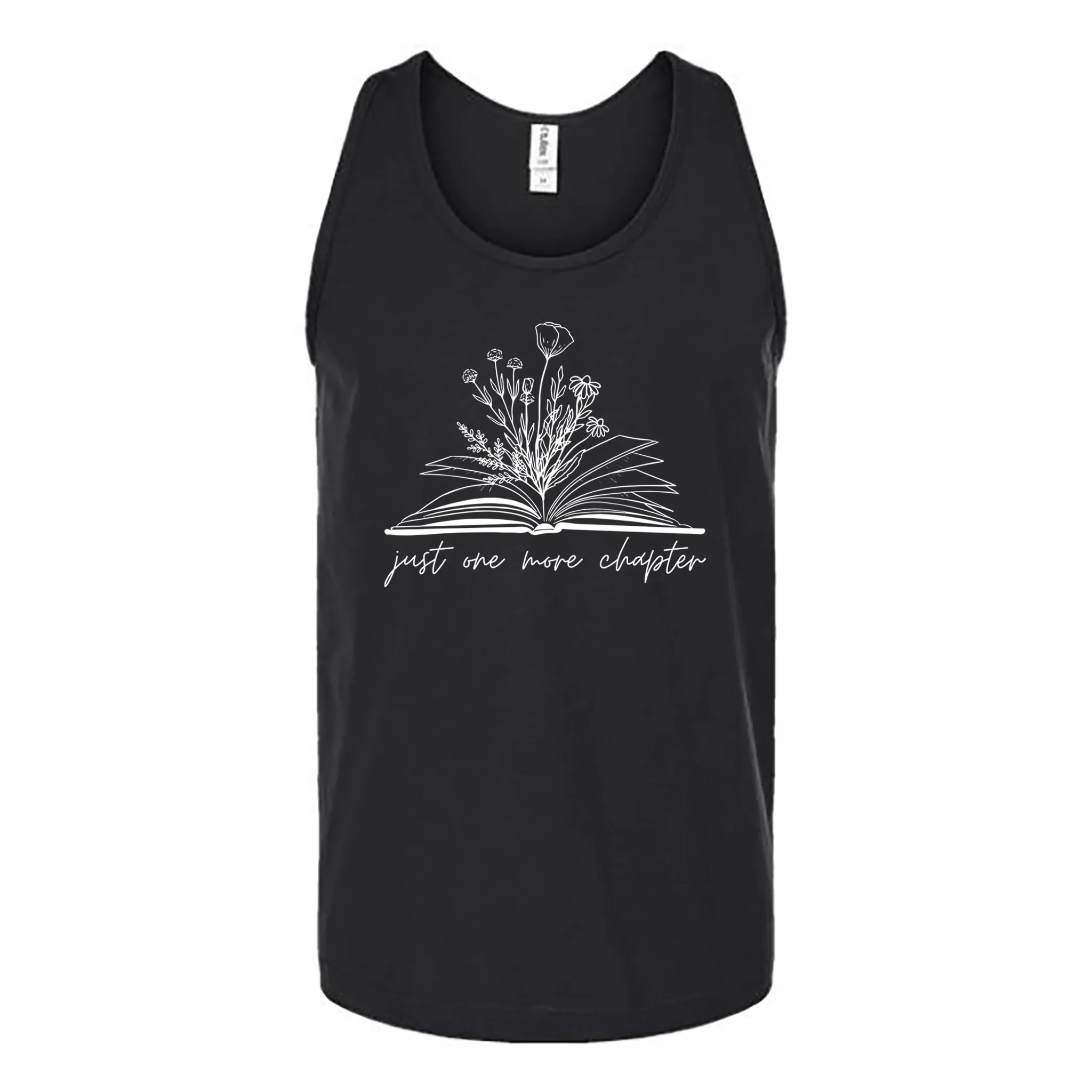 Just One More Chapter Book Unisex Tank Top