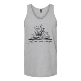 Just One More Chapter Book Unisex Tank Top