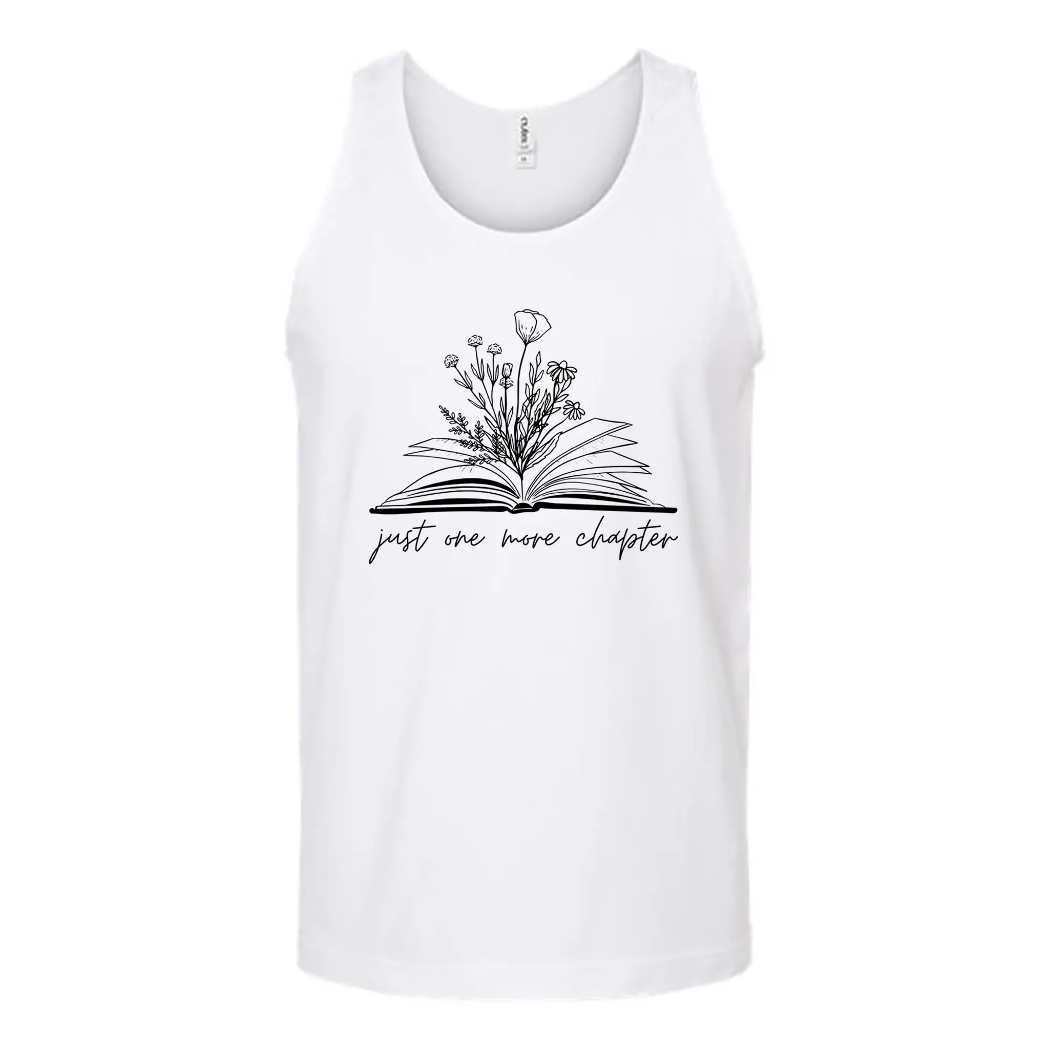 Just One More Chapter Book Unisex Tank Top