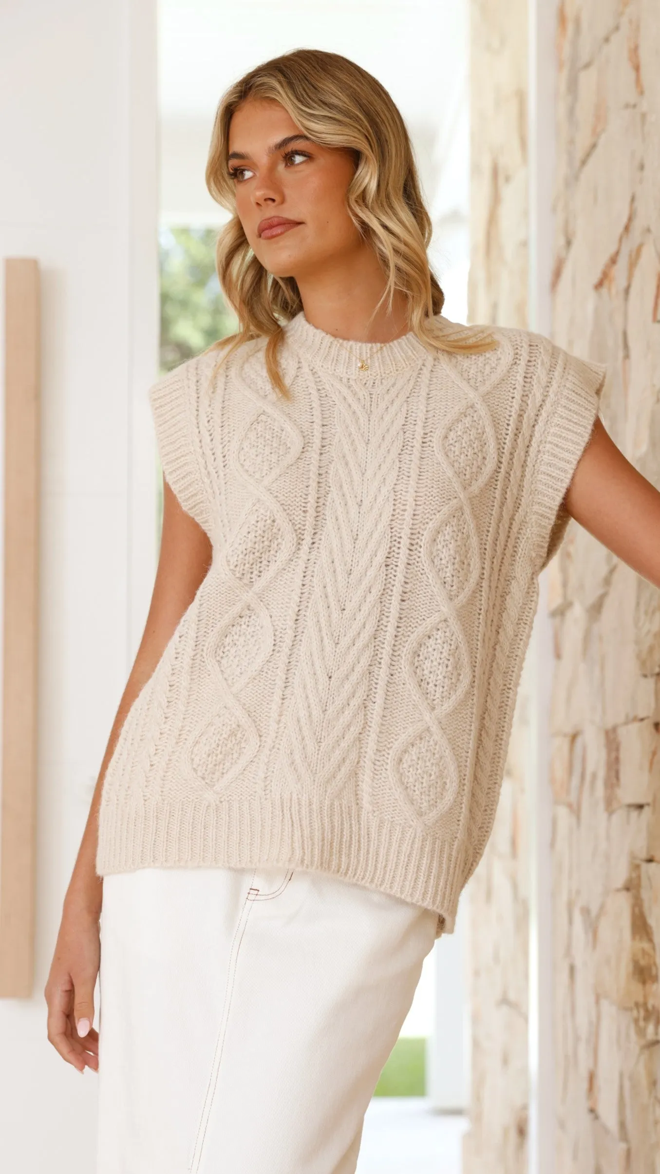 Madalena Top - Beige