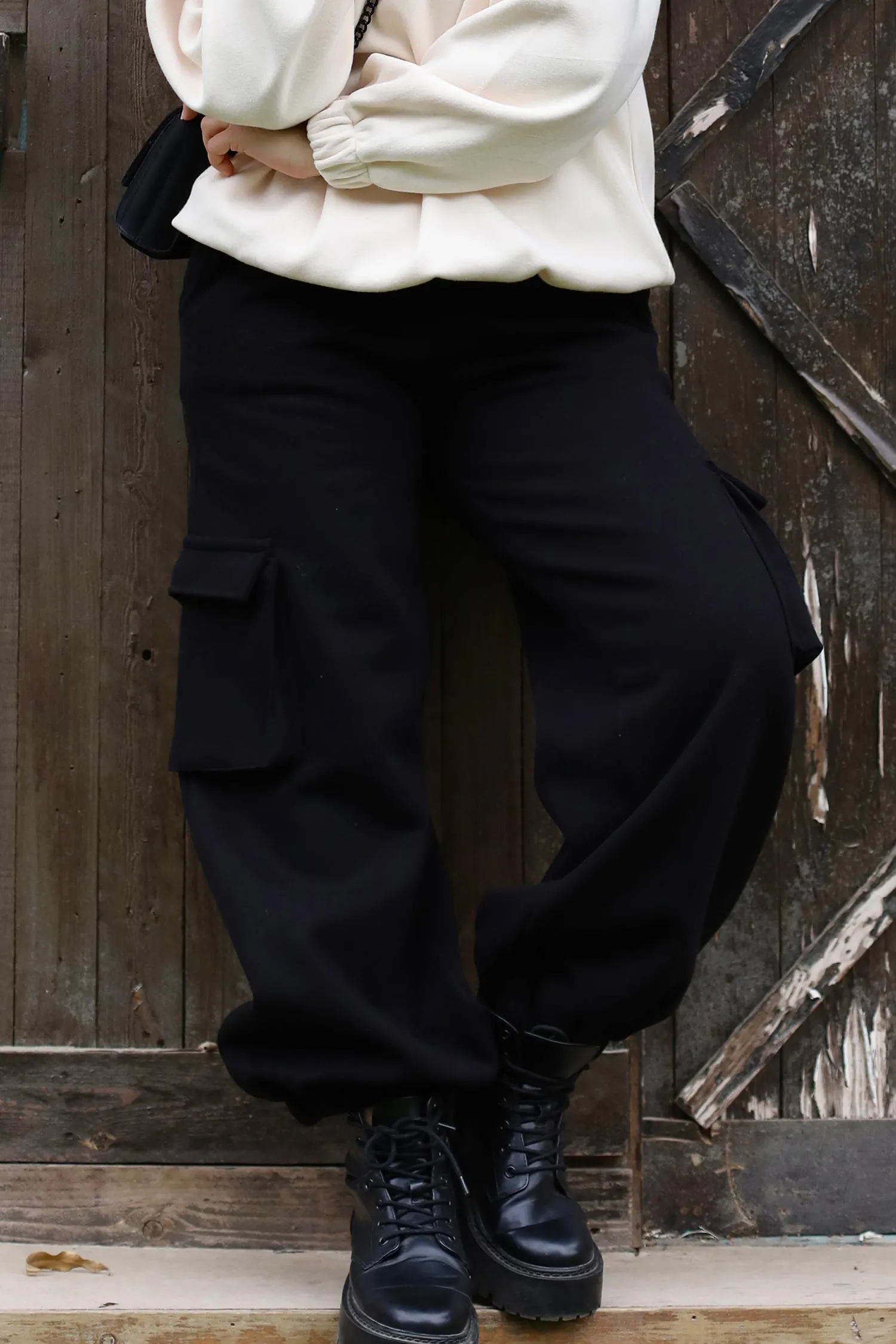 Melton Sweatpants (W629) - Just4Women
