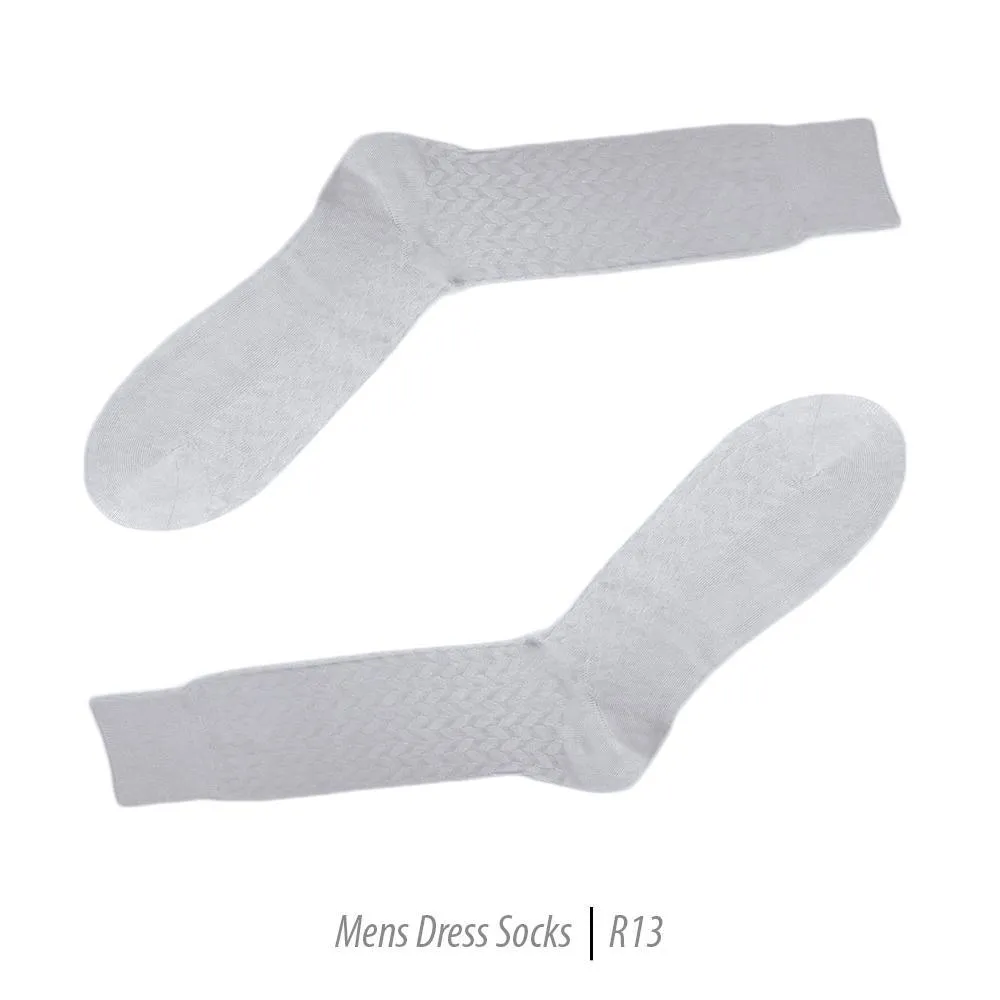 Men's Short Nylon Socks R13 - Silver