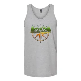 Mountain Range Compass Unisex Tank Top