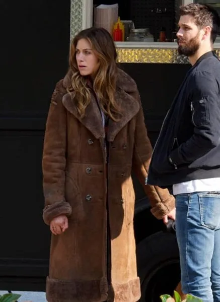 Murphy Mason Faux Shearling Coat In The Dark by TJS