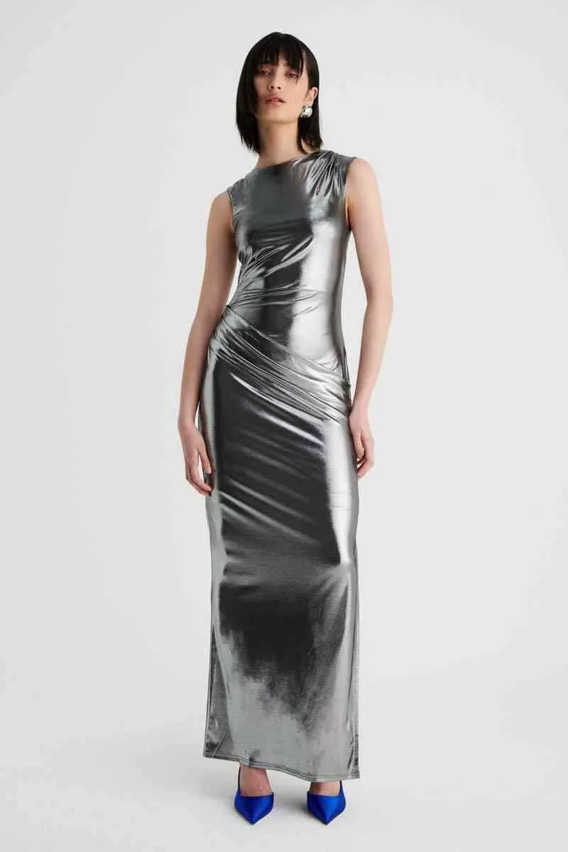 Nova Draped Maxi Dress