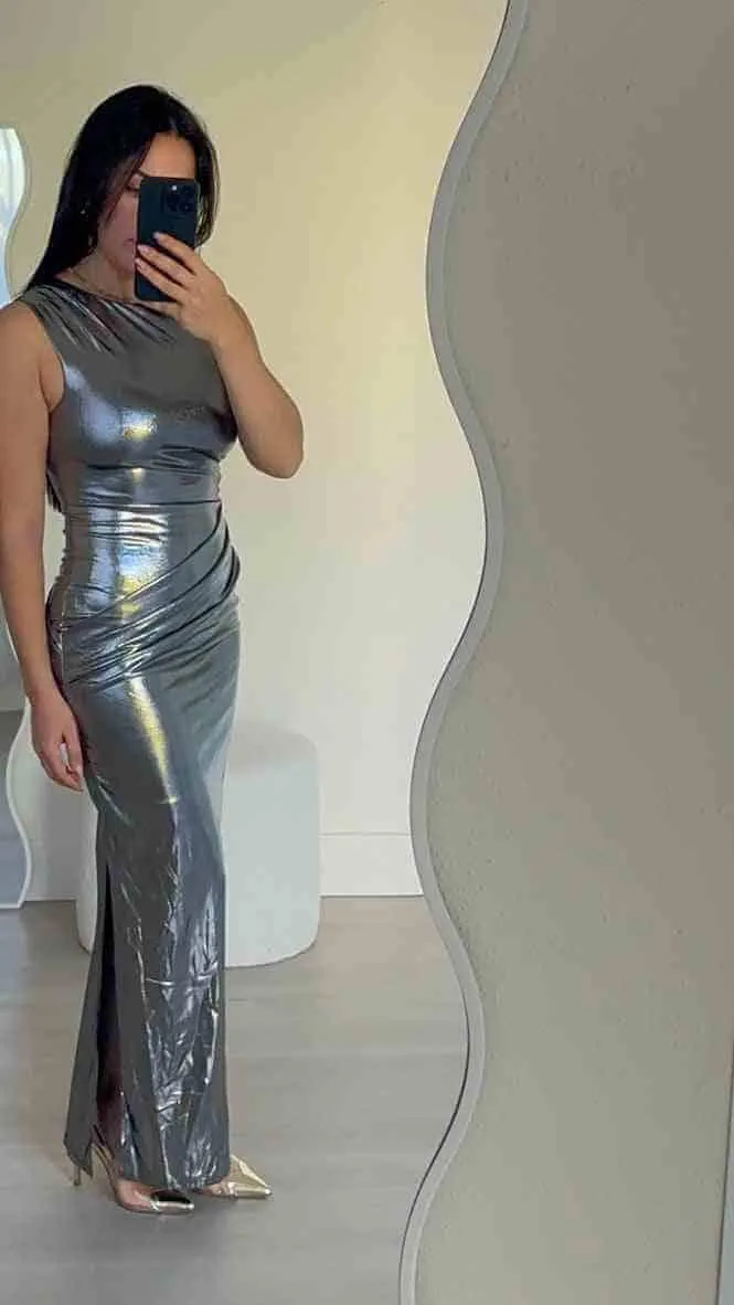 Nova Draped Maxi Dress