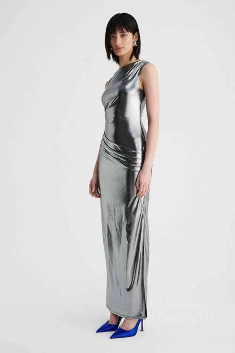 Nova Draped Maxi Dress