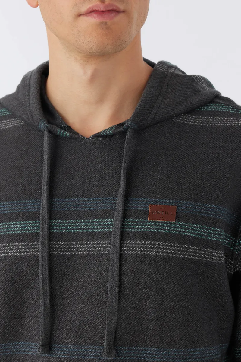 O'Neill Bavaro Stripe Pullover Sweatshirt-Black 2