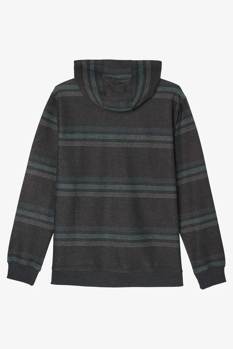 O'Neill Bavaro Stripe Pullover Sweatshirt-Black 2