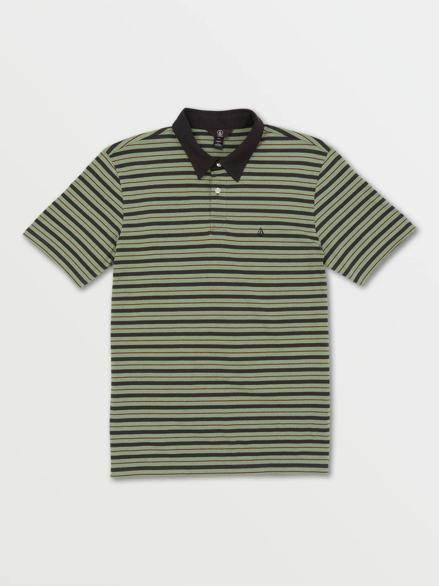 Parables Striped Polo - Cactus Green