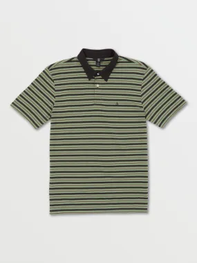 Parables Striped Polo - Cactus Green