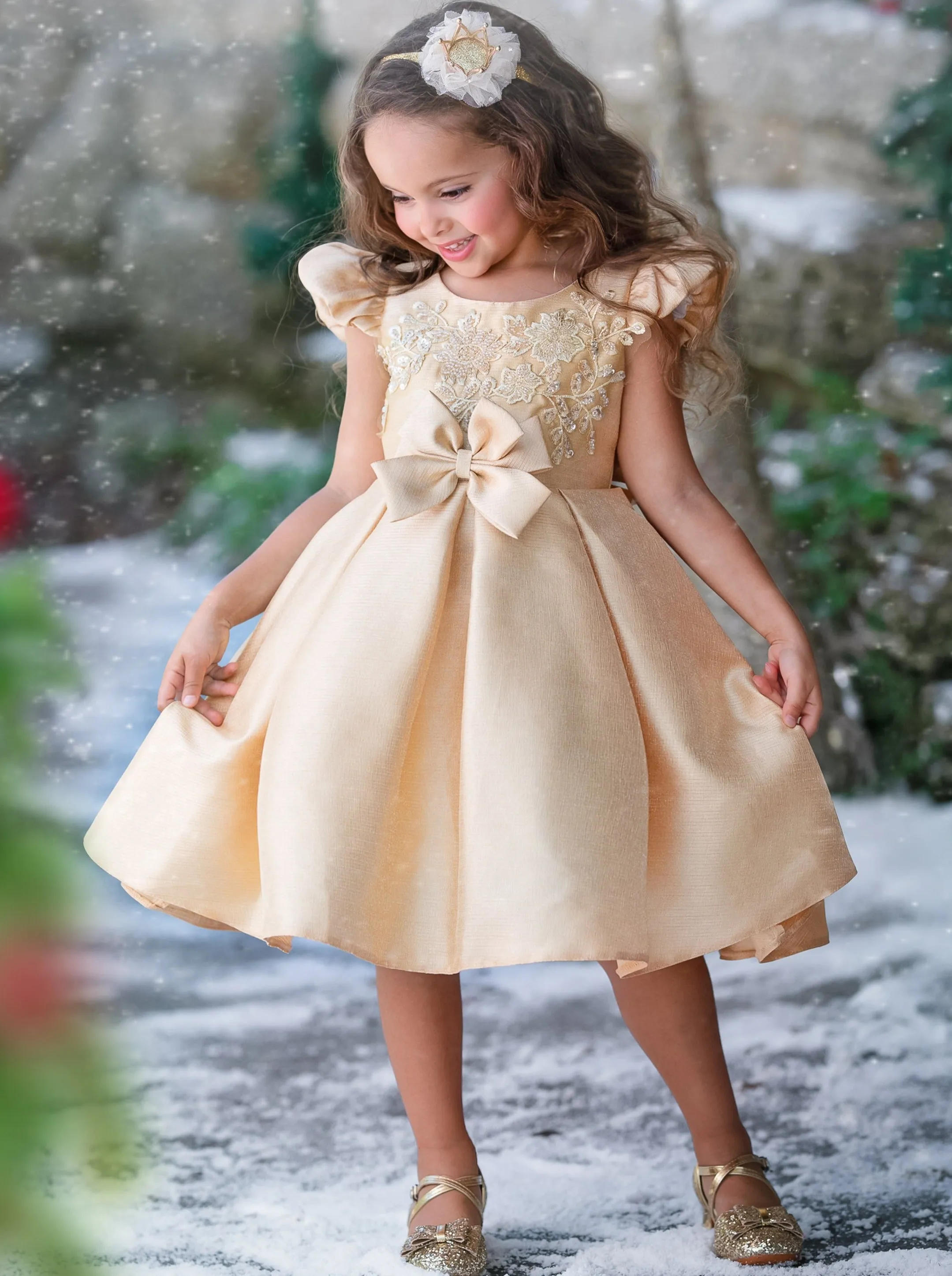 Precious Darling Embroidered Princess Dress
